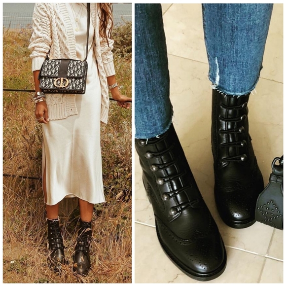 Reserved💔DIORUNIT J'Adior Combat Black Boots - Picture 13 of 14